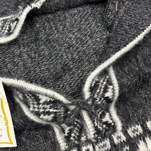 NWT Asiri's Treasures Alpaca Wool Aztec Knit Hoodie Sweater Handmade Peru Small - Picture 5 of 9